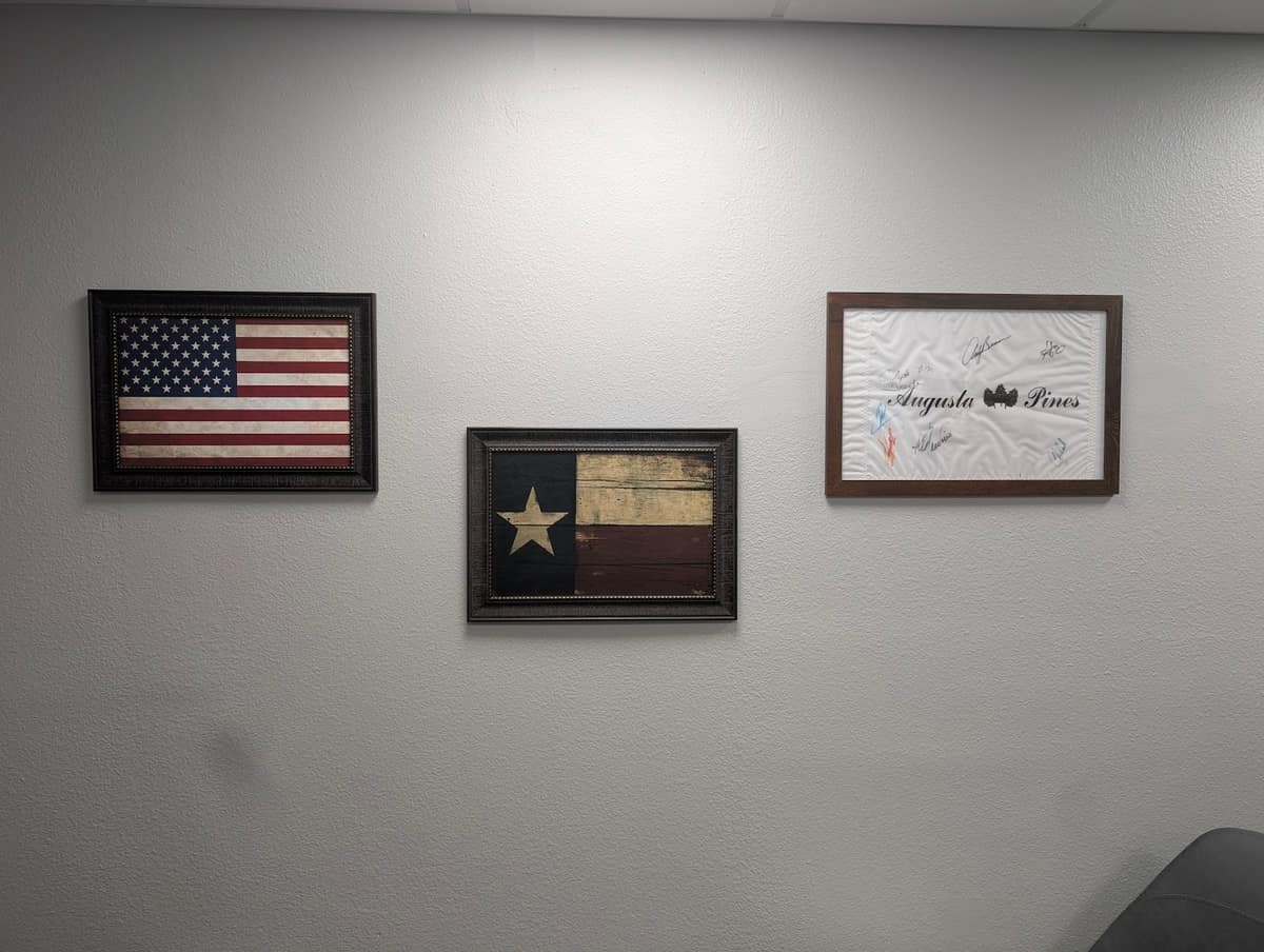 Framed Flag Display